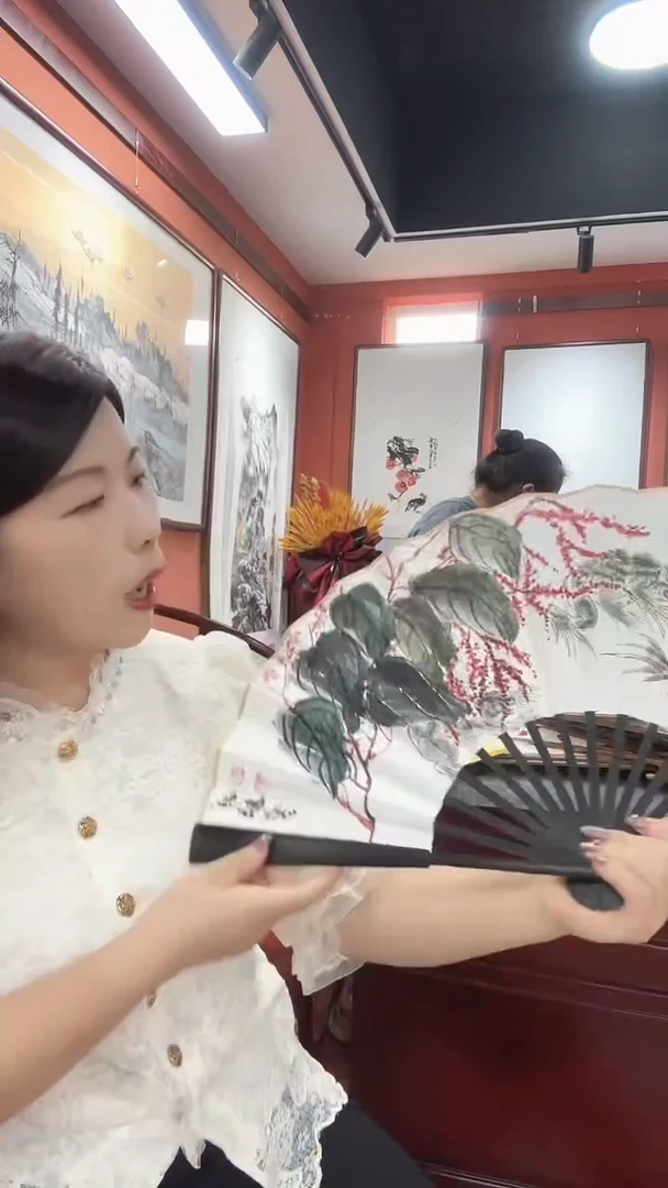 国画孟祥敏/国画/扇面