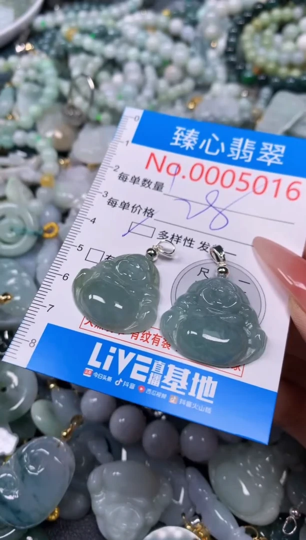 【闪购商品】翡翠颈饰未镶嵌含绳0005016