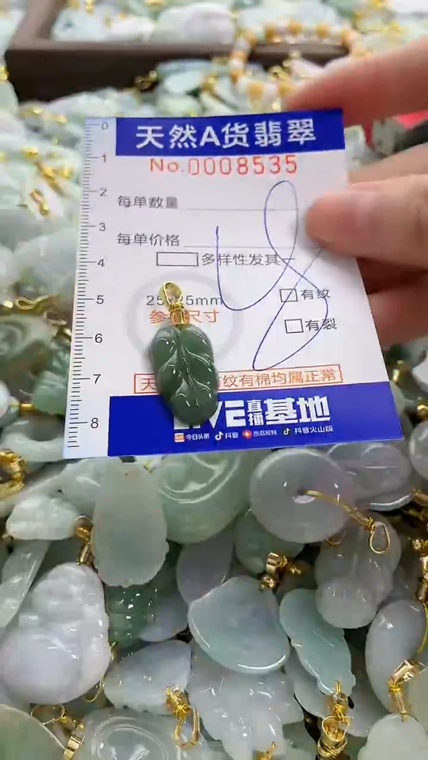 颈饰未镶嵌翡翠天然A货翡翠