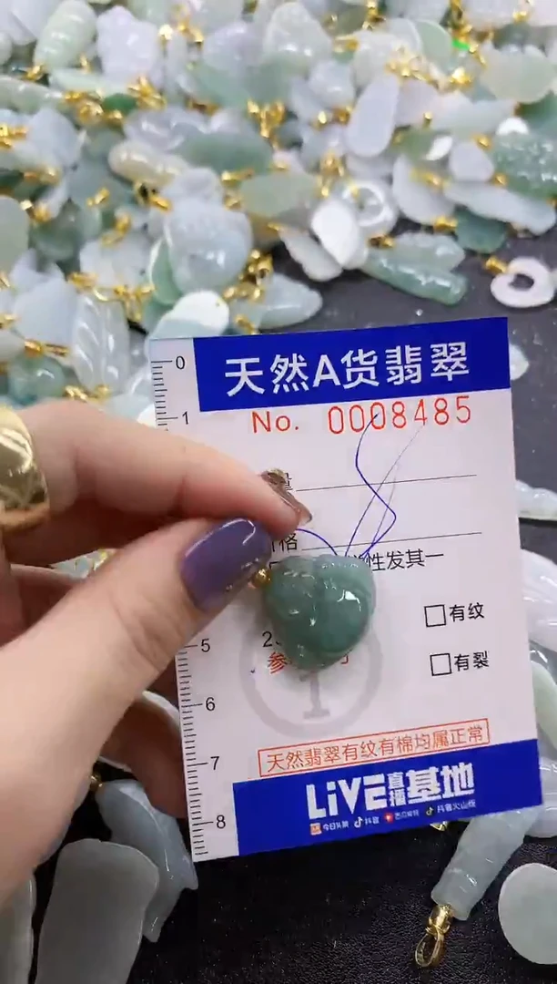 颈饰未镶嵌翡翠天然A货翡翠