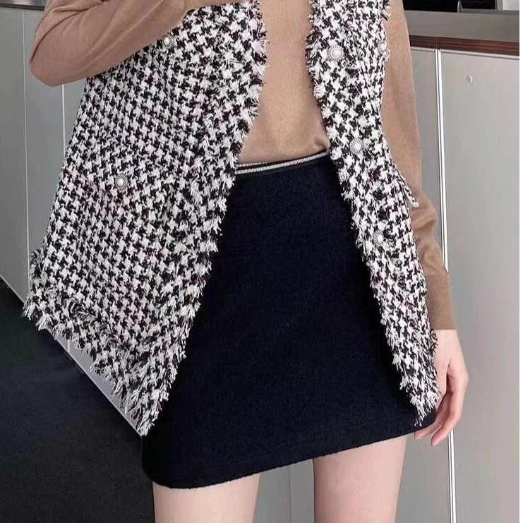 时尚百搭高腰显瘦A字半身裙女5200195