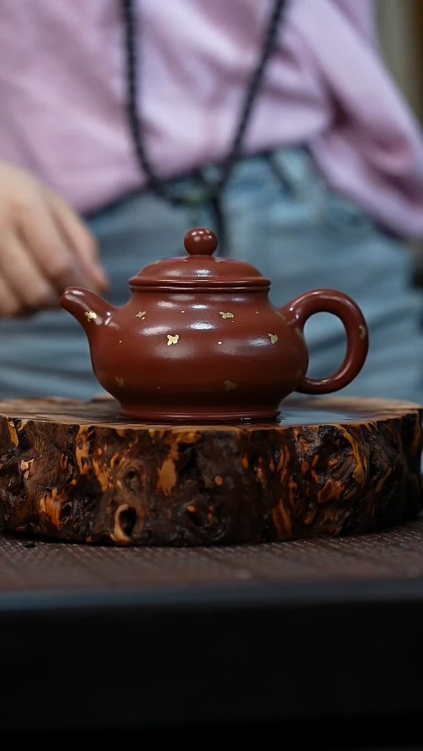 茶壶紫砂宜兴岁颐传砂原矿全手50