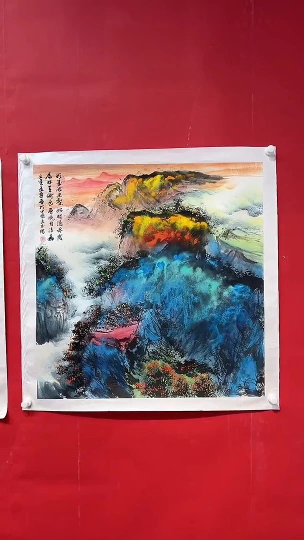 国画画家陆远华纯手绘原作