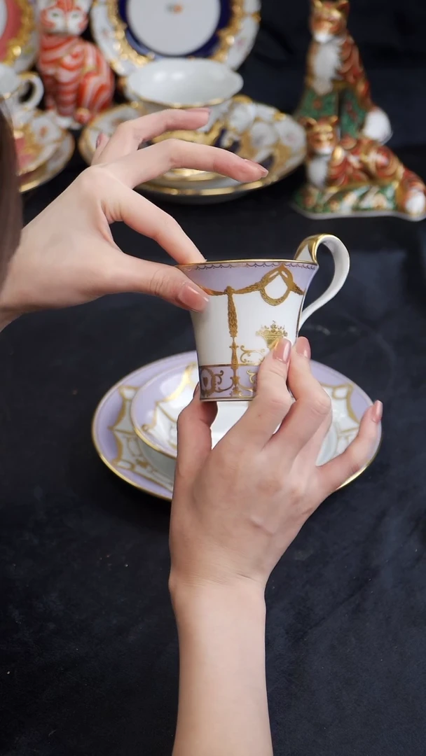 骨瓷婷婷中古器物如图所示76