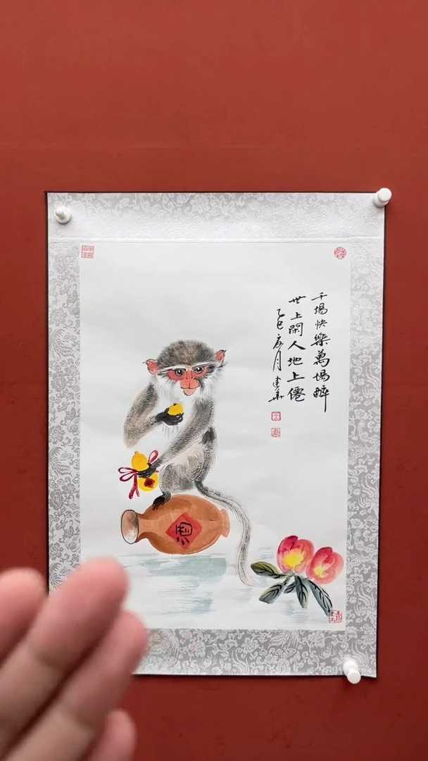 国画老师现场创作  12