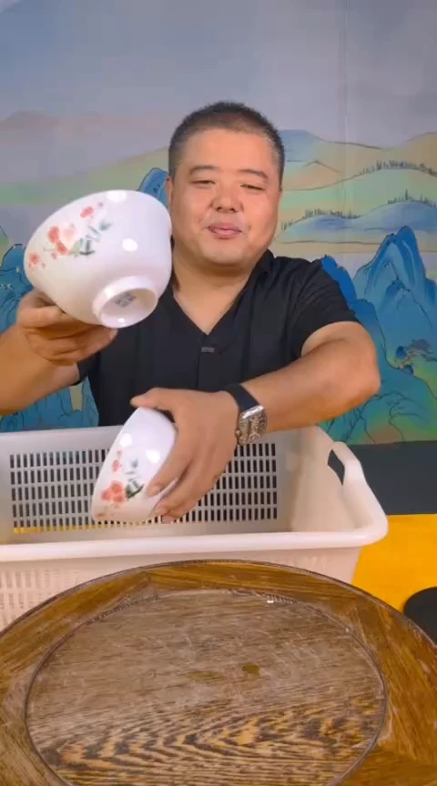摆件景德镇陶瓷青花摆件75