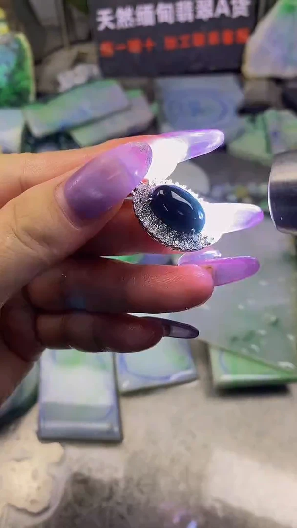 未镶嵌挂件翡翠天然缅甸翡翠A货008