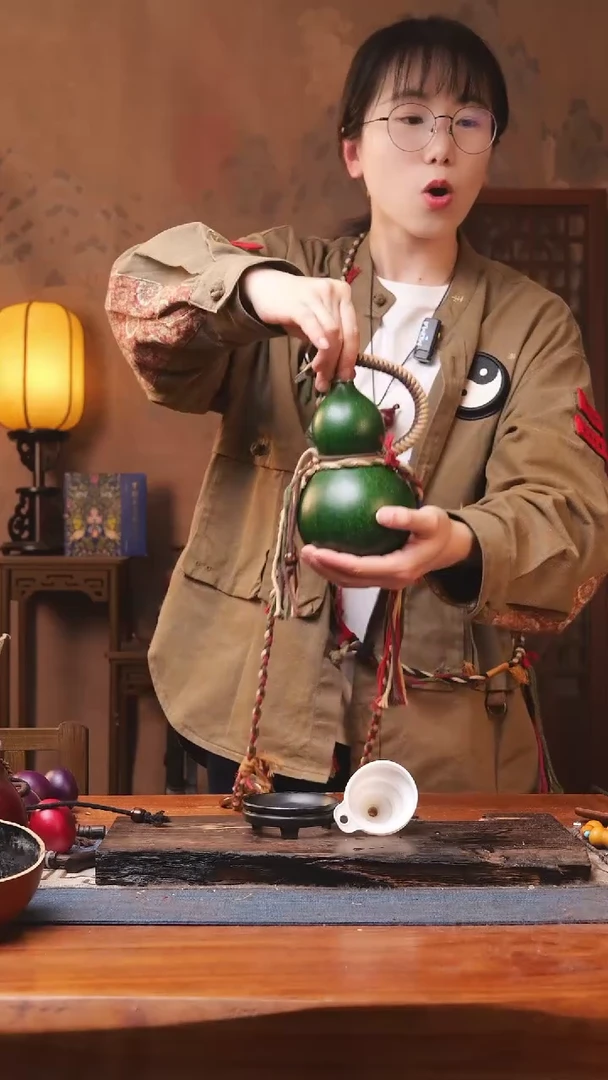 【闪购商品】223号精品大漆葫芦防腐防渗装水茶酒