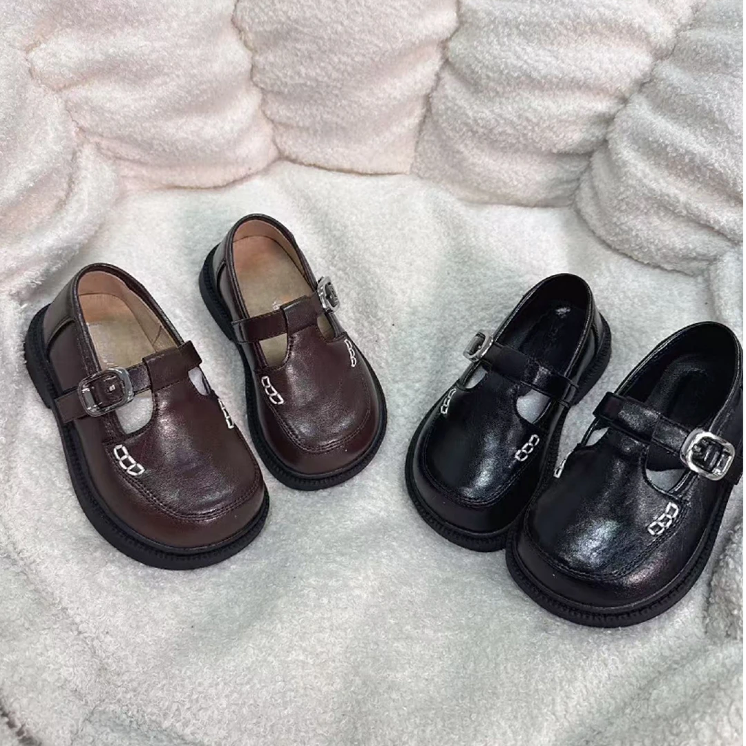 C62052代家儿童时尚百搭舒适单里小皮鞋