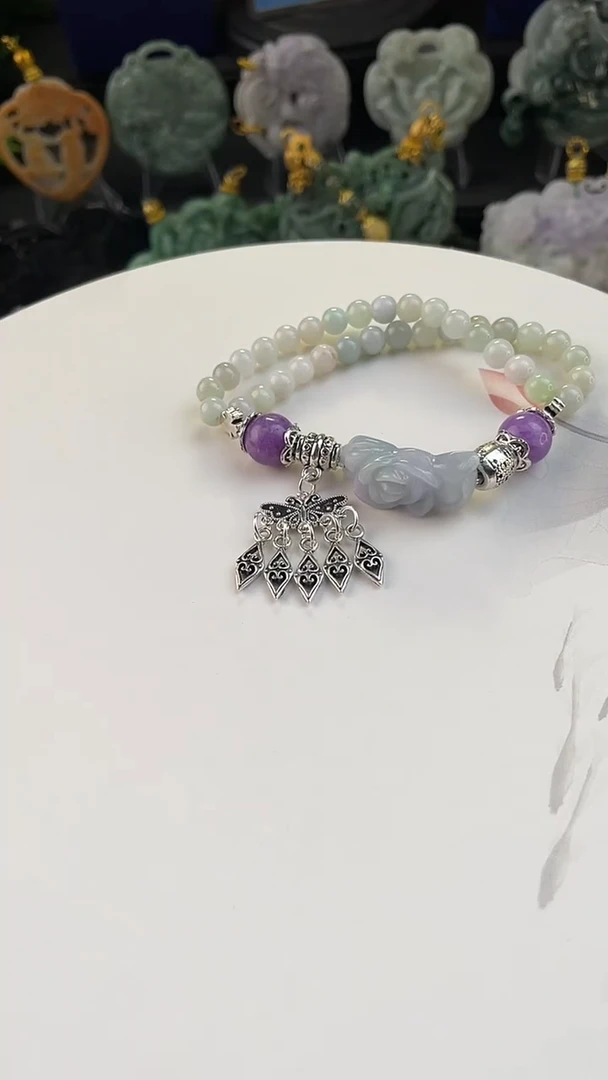 翡翠未镶嵌颈饰定制翡翠