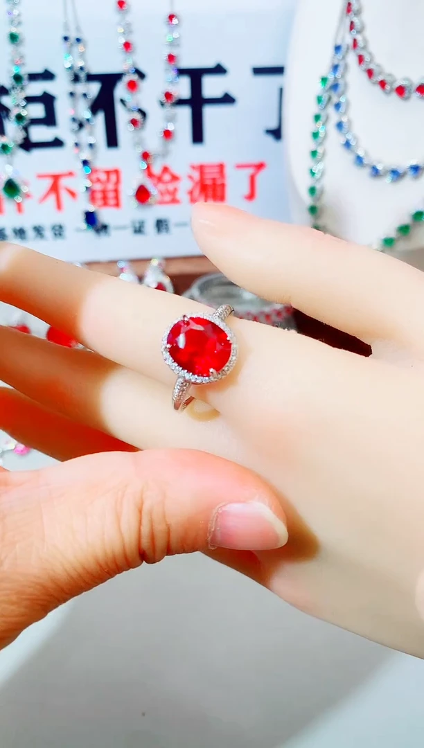 未镶嵌戒指红宝石