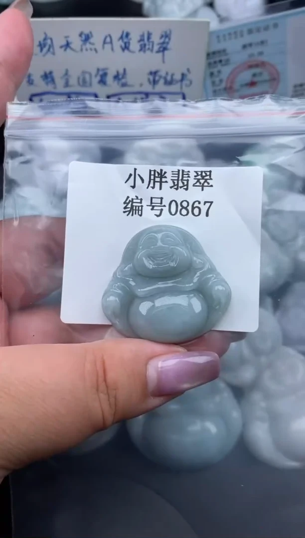 翡翠未镶嵌颈饰缅甸天然A货翡翠0867