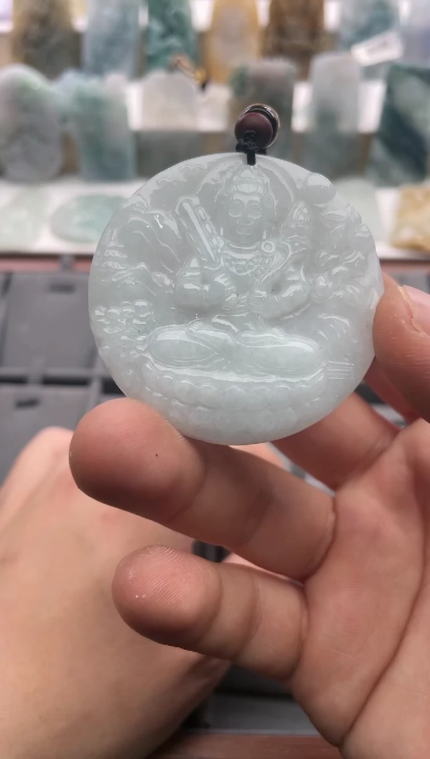 【闪购商品】翡翠颈饰未镶嵌..../1/17/59