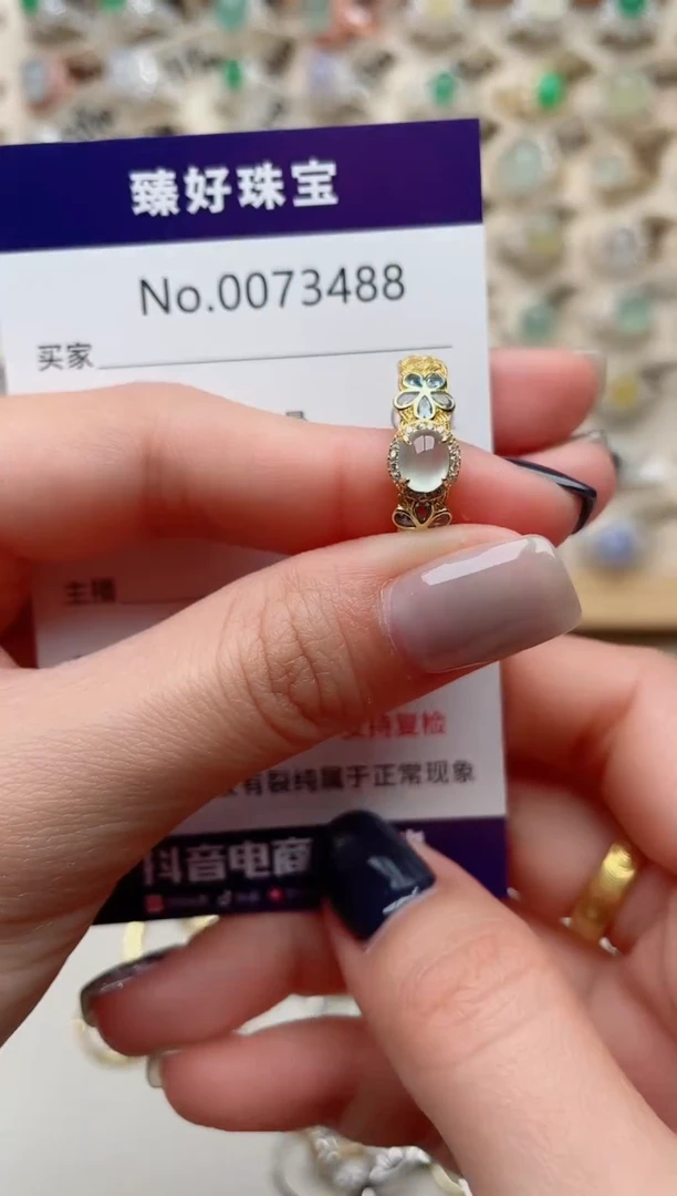 【闪购商品】翡翠戒指银S925镶嵌..........