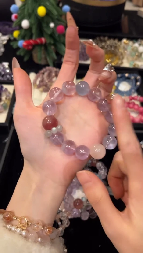 未镶嵌手串水晶紫水手串