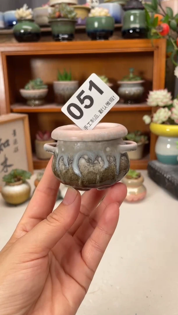 瓷片051知木小芳花盆