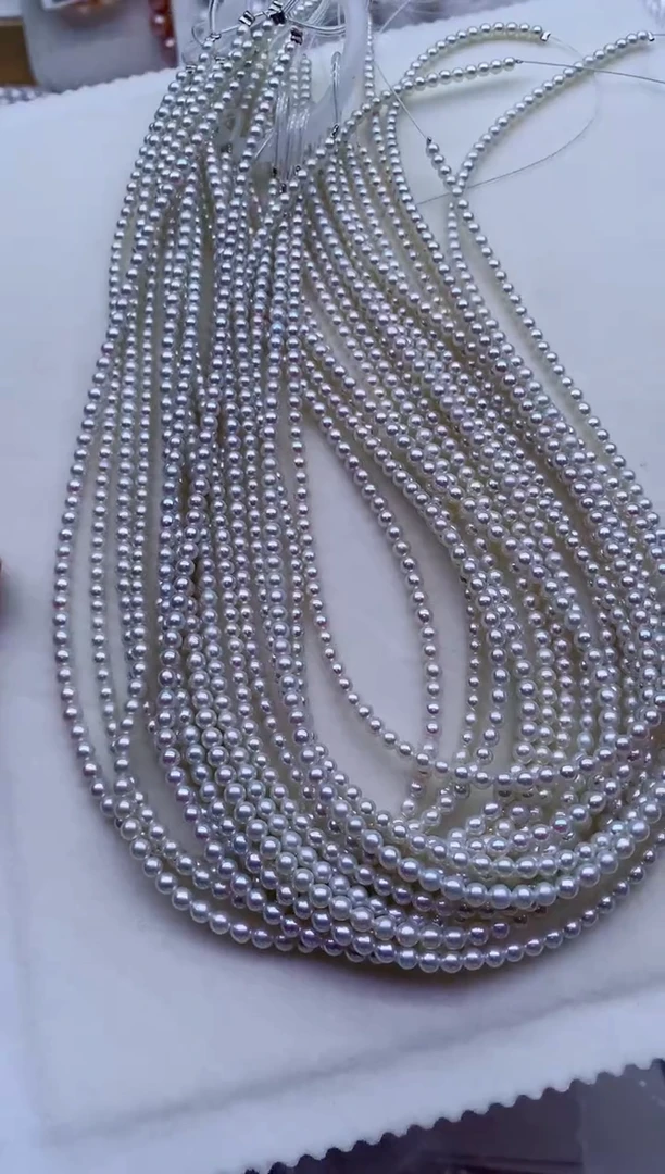 淡水珍珠合金项链多样性发其一，非无暇