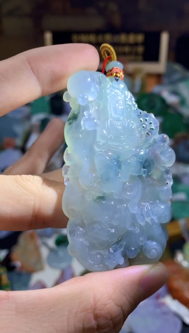 颈饰未镶嵌翡翠天然A货翡翠