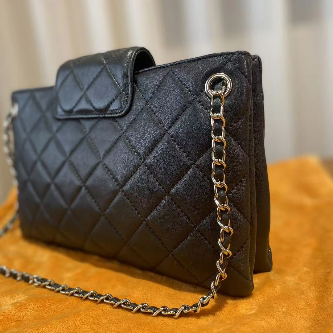 HIRMRIS手工真皮手拎包550532  大lg香黑