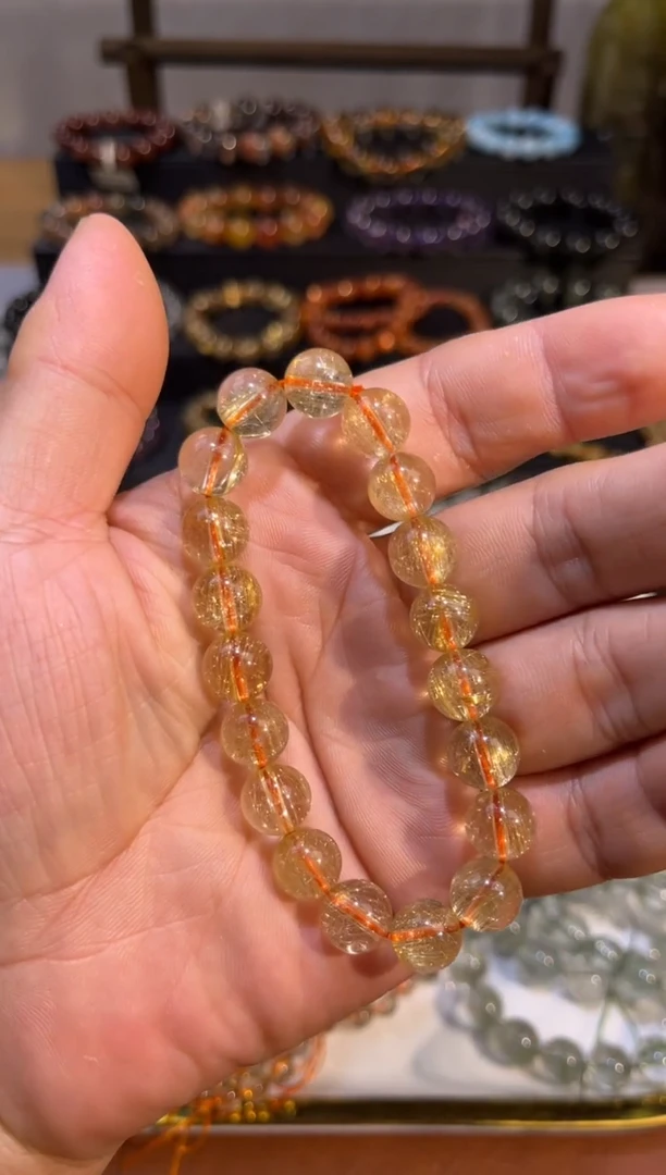 未镶嵌手串水晶罗**✨SJ-961金发晶