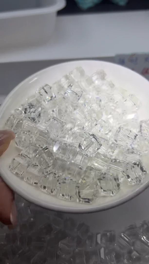 未镶嵌颈饰水晶w2175白水晶方块10mm*10颗