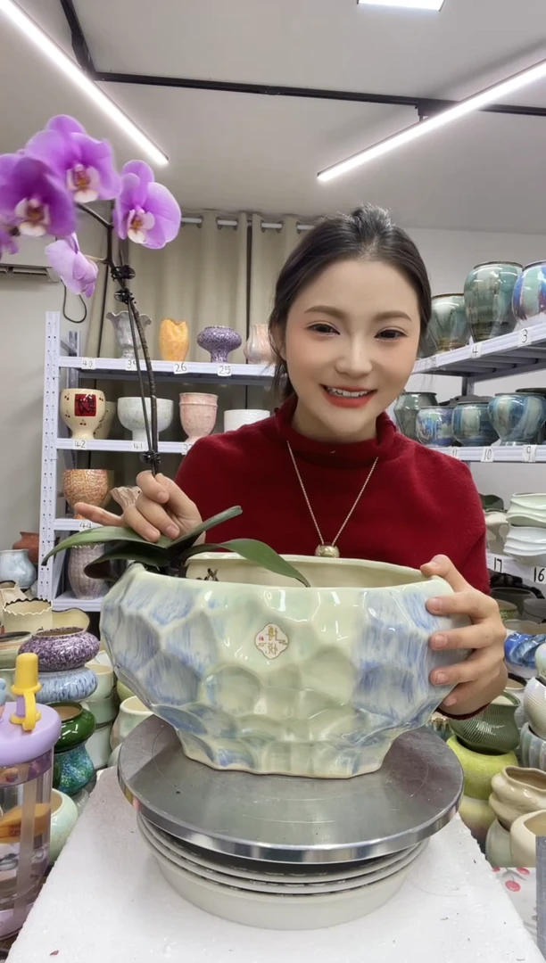 【1.4】花盆尺寸高： 17口：26