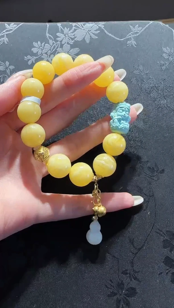【闪购商品】琥珀手串未镶嵌蜜蜡手串设计款
