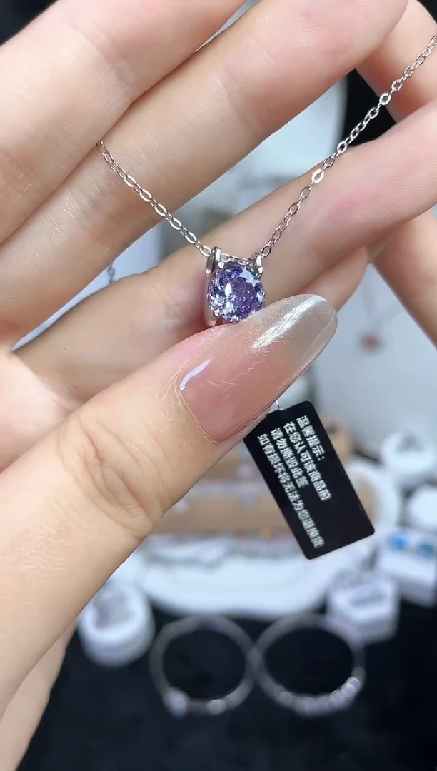 合成立方氧化锆足银S925纯银饰品 编号F0294单吊坠