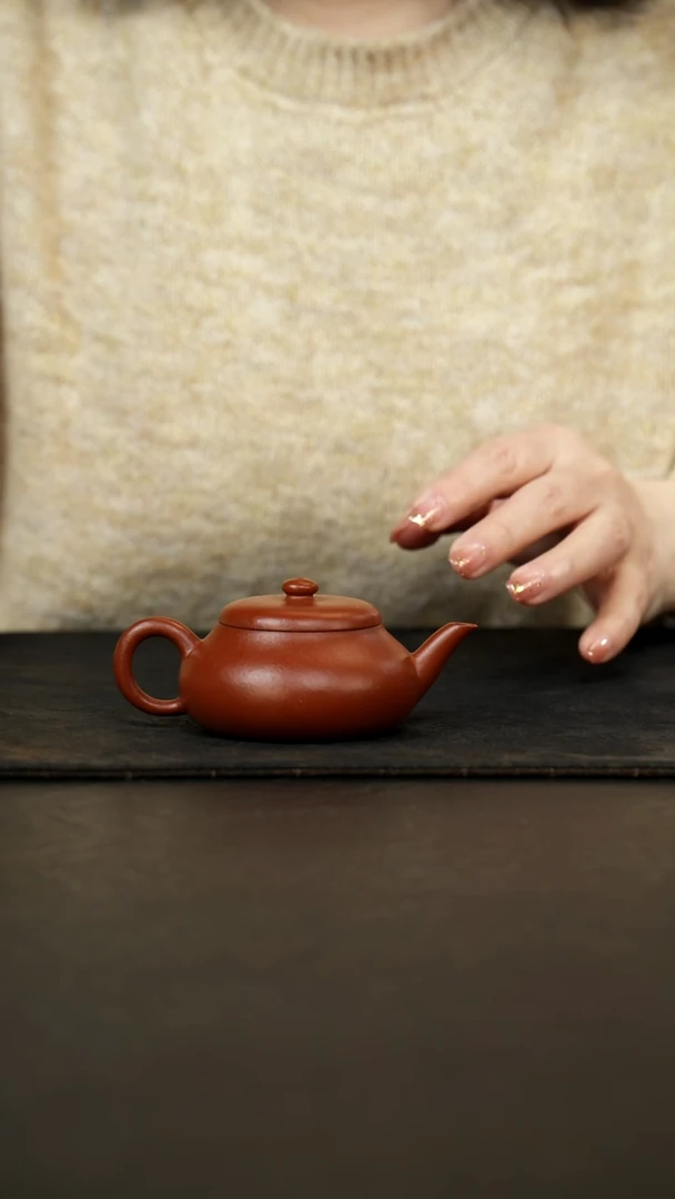茶壶紫砂君德朱泥100cc