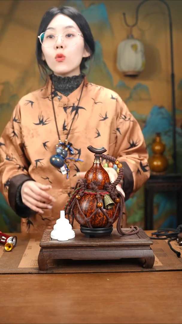 XA020网兜款大漆酒葫芦（现货现发）