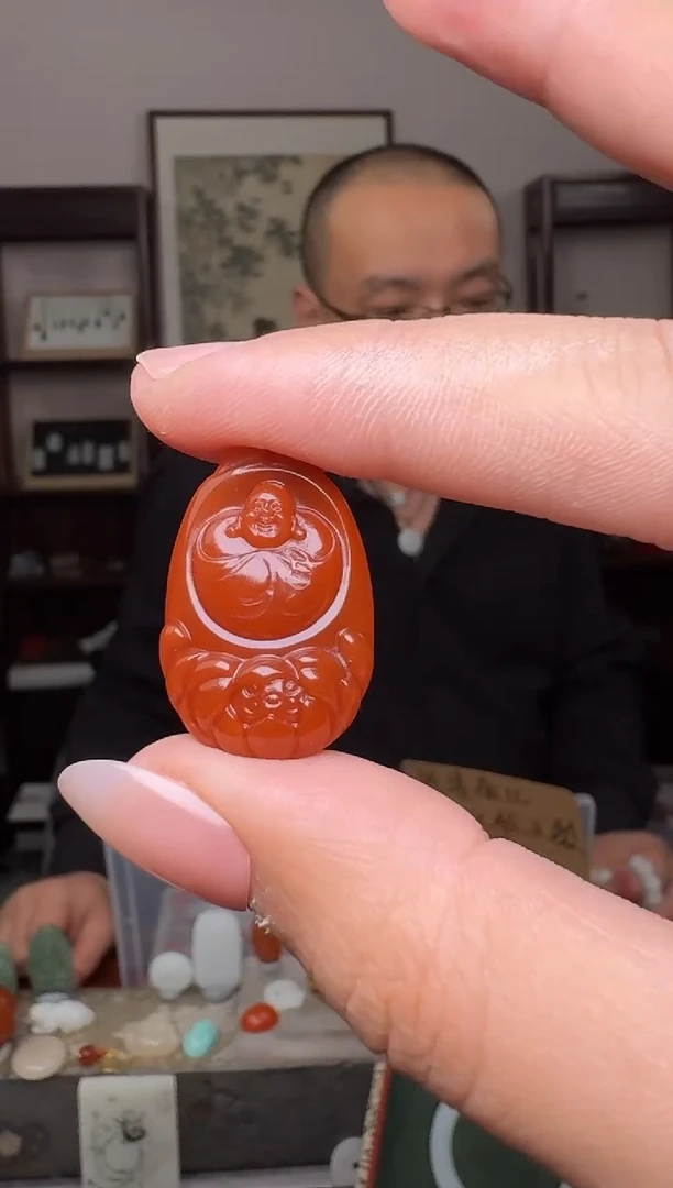 【闪购商品】南红玛瑙挂件未镶嵌5238
