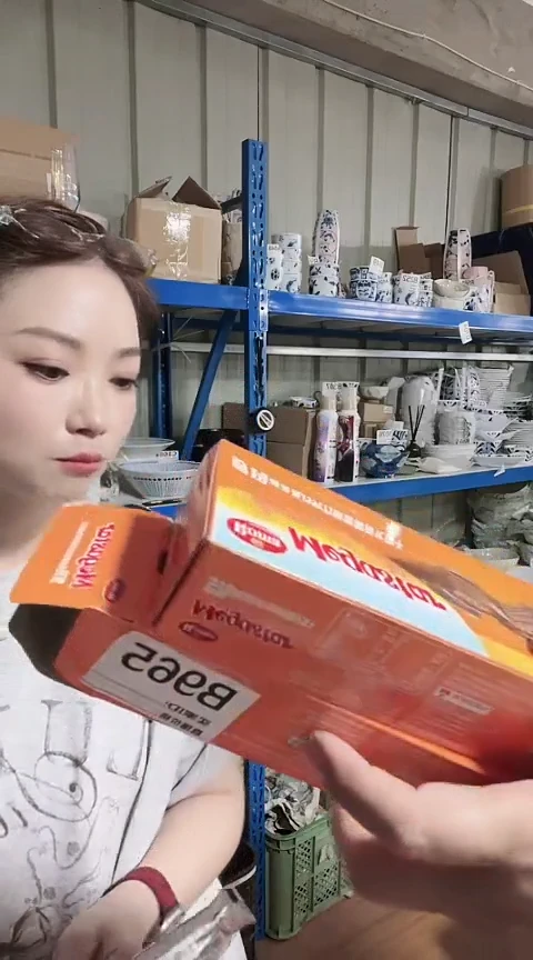瓷片进口家用百货饼干四盒装B965