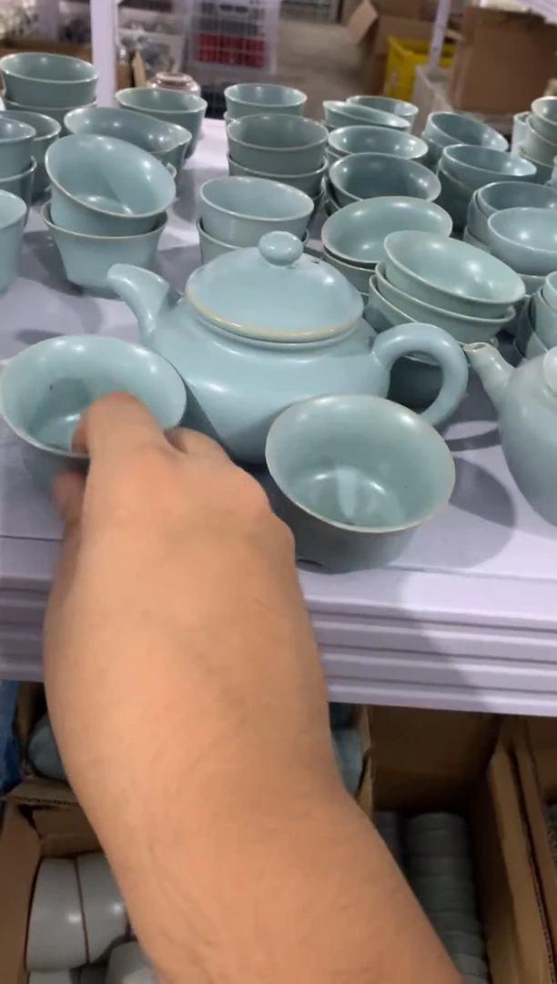 茶壶、盖碗、主人杯、客杯（轻轻微瑕介意勿拍）