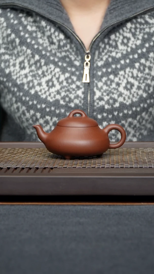 茶壶底槽青汉棠石瓢原矿零添加底槽清全手工制作220毫升