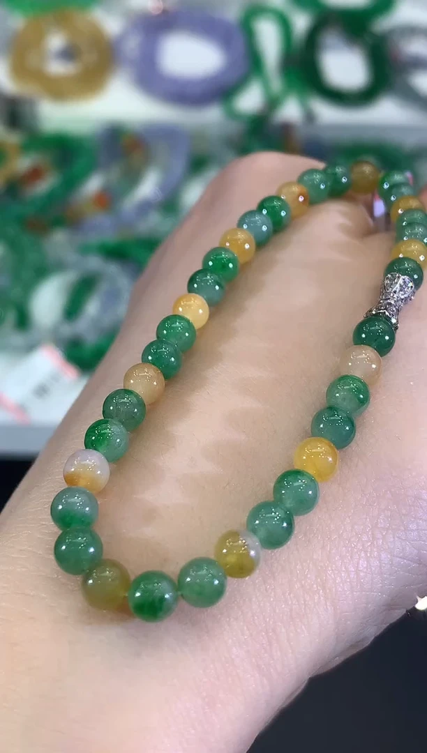 未镶嵌手串翡翠B138