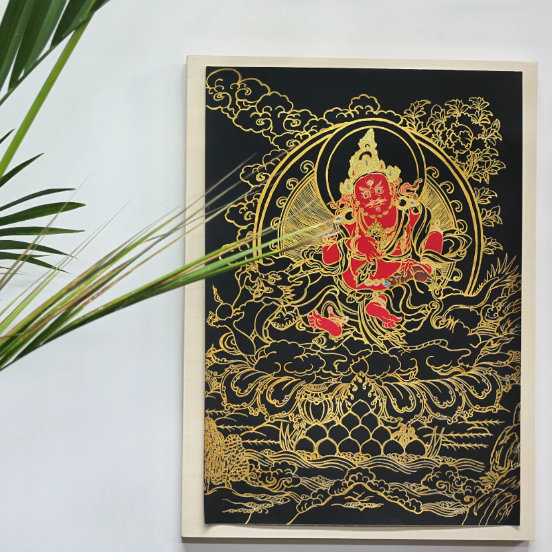 非遗绘画描金课程材料工具包