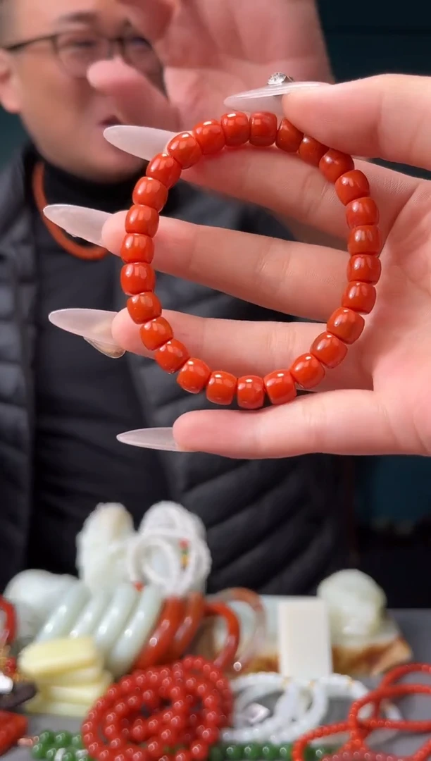 【闪购商品】南红玛瑙颈饰未镶嵌手串