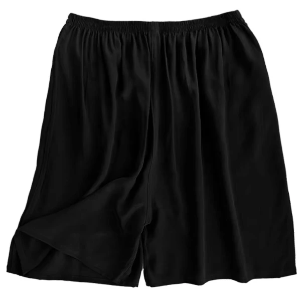 X编号【默认拼接】桑蚕丝五分裤居家裤舒适百搭休闲宽松