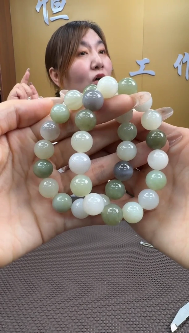【闪购商品】和田玉手串未镶嵌11-12多样性，发一