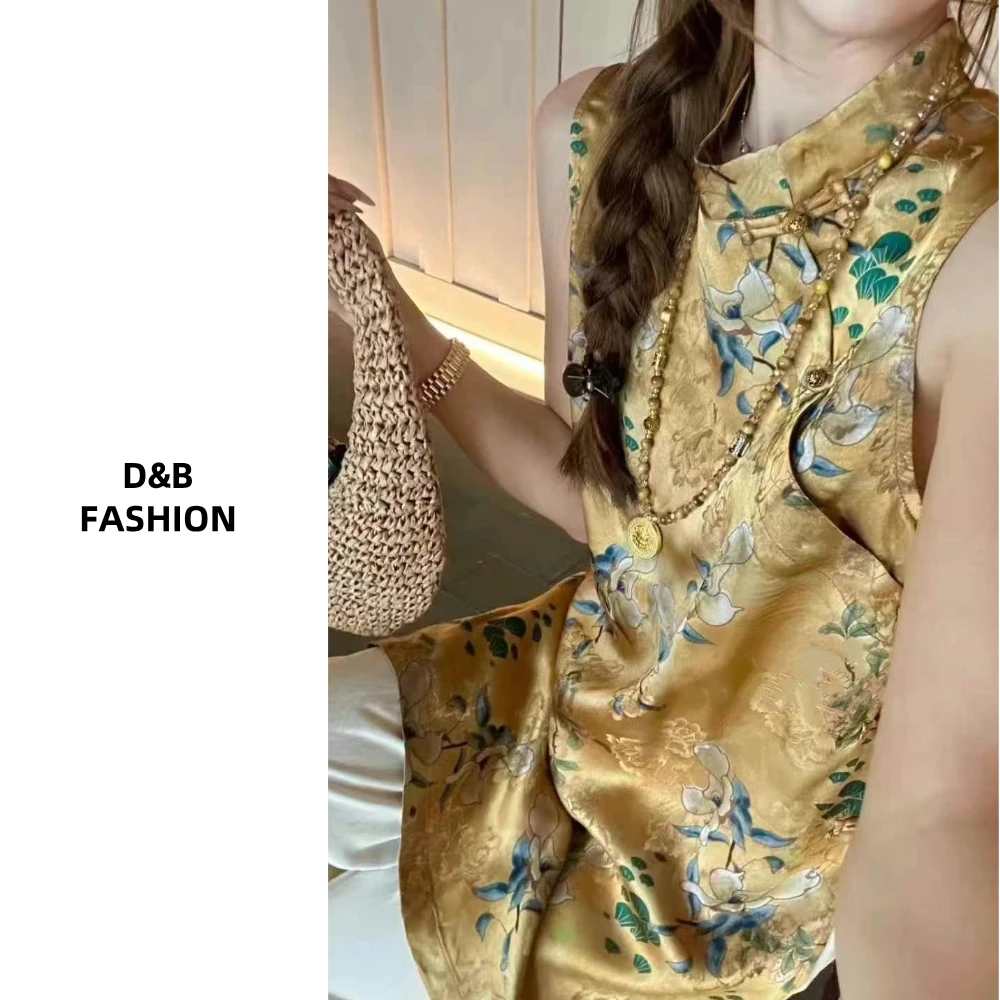 夏款新中式改良旗袍国风上衣9013