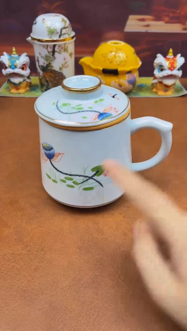 陶瓷茶具摆件旅行套组