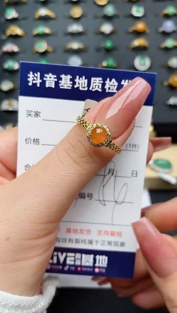 翡翠戒指银S925镶嵌........