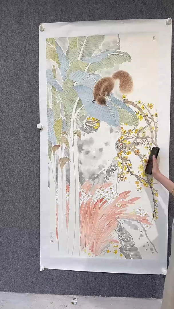 国画邹训精-8平尺-国画-故-展