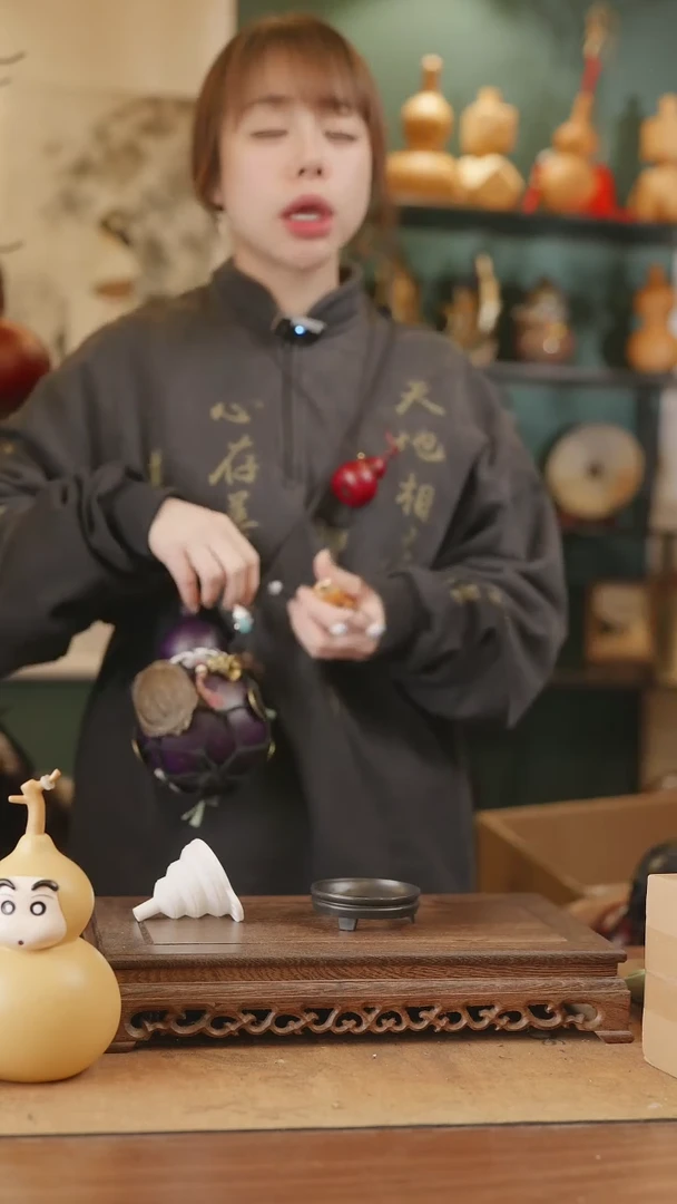 【闪购商品】47号精品天然大漆工艺防渗内胆酒葫芦~