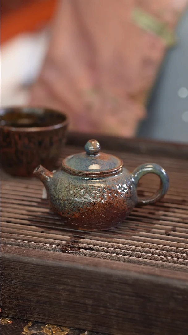 茶壶紫砂原矿手工制作100cc