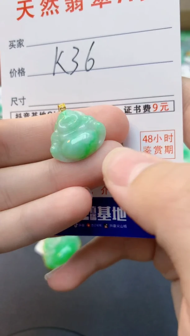 颈饰未镶嵌翡翠天然缅甸A货翡翠
