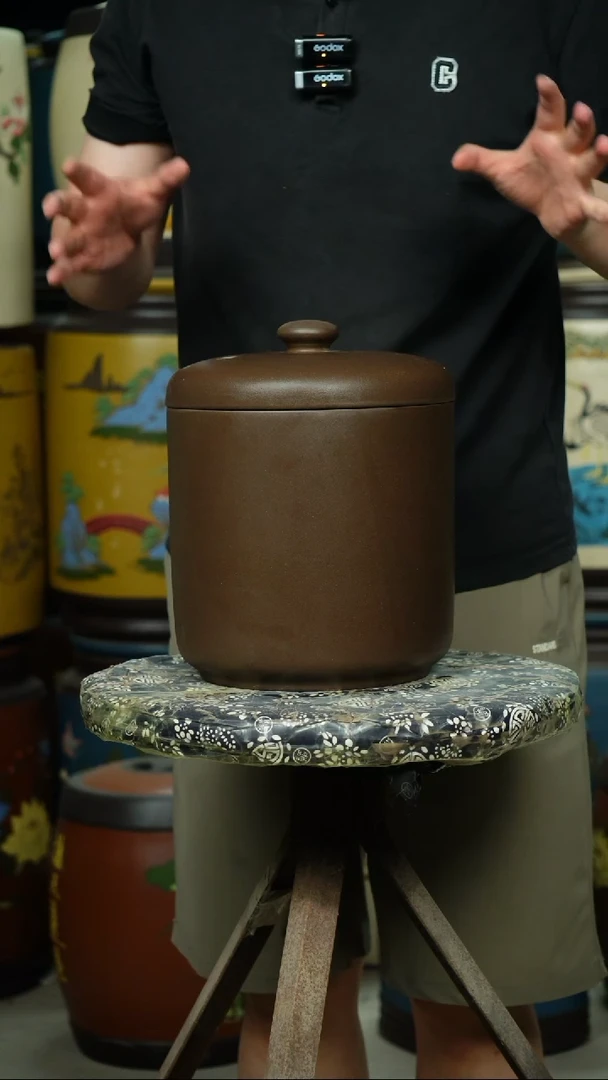 宜兴原矿紫砂茶叶罐