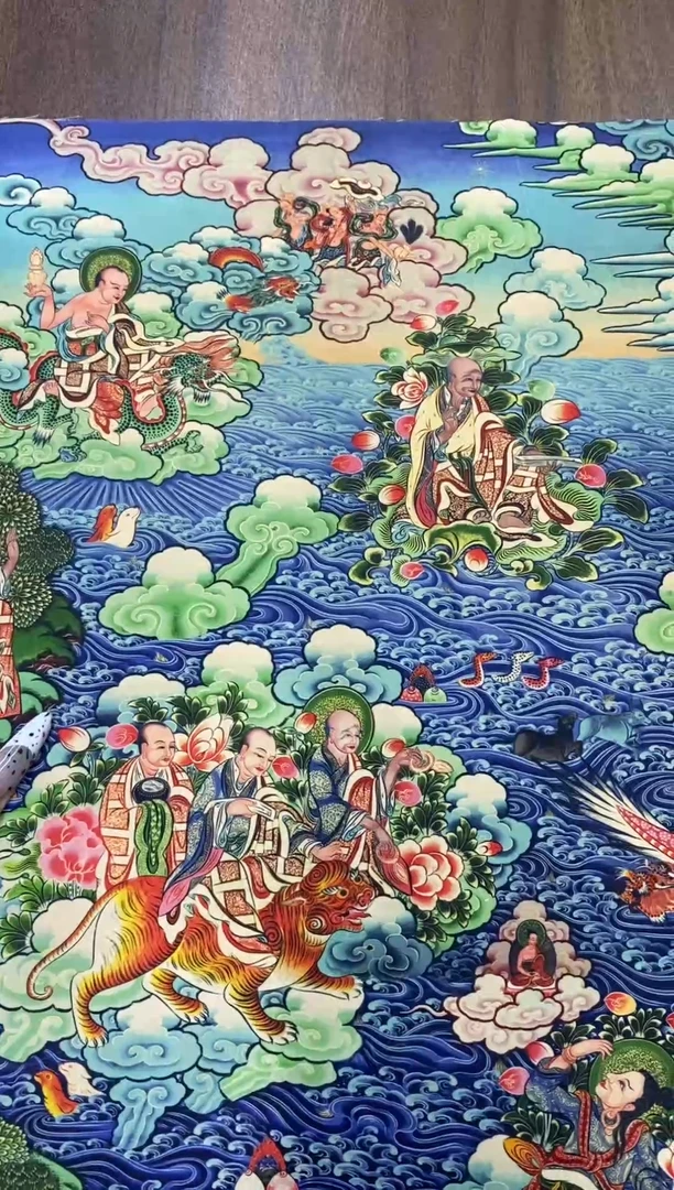 卷轴画精品挂饰 唐卡tk16077