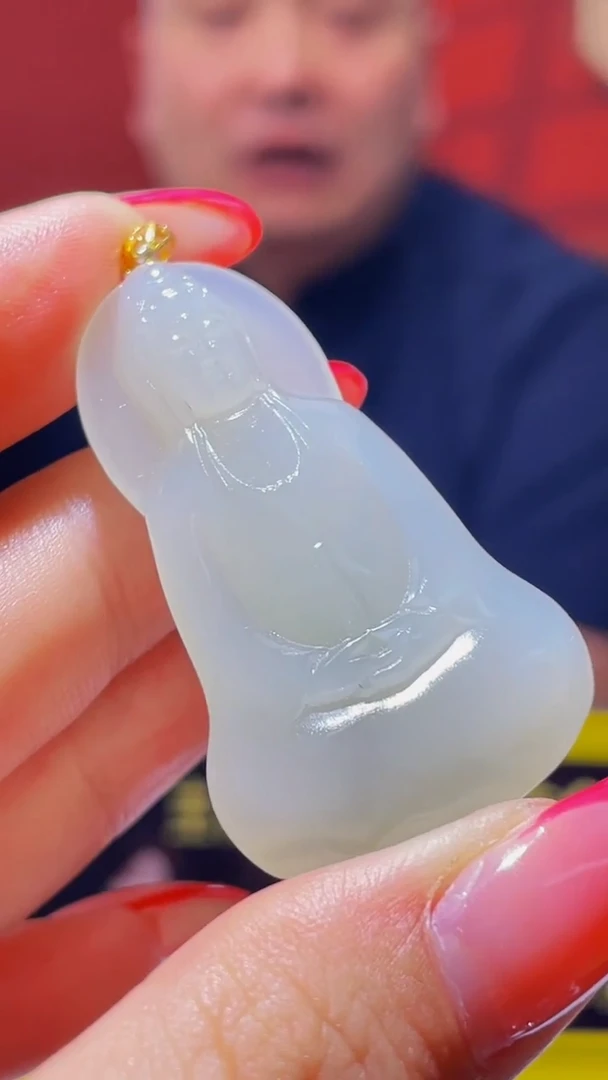 18K金镶嵌定制和田玉和田玉定制链接HTY017