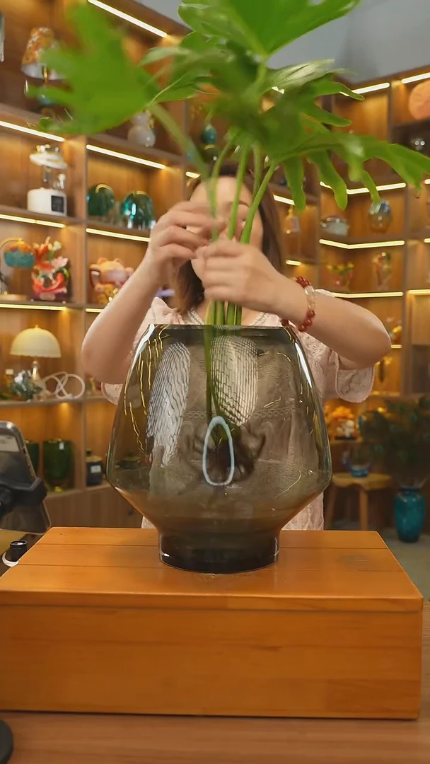 琉璃外贸花瓶花器花盆091